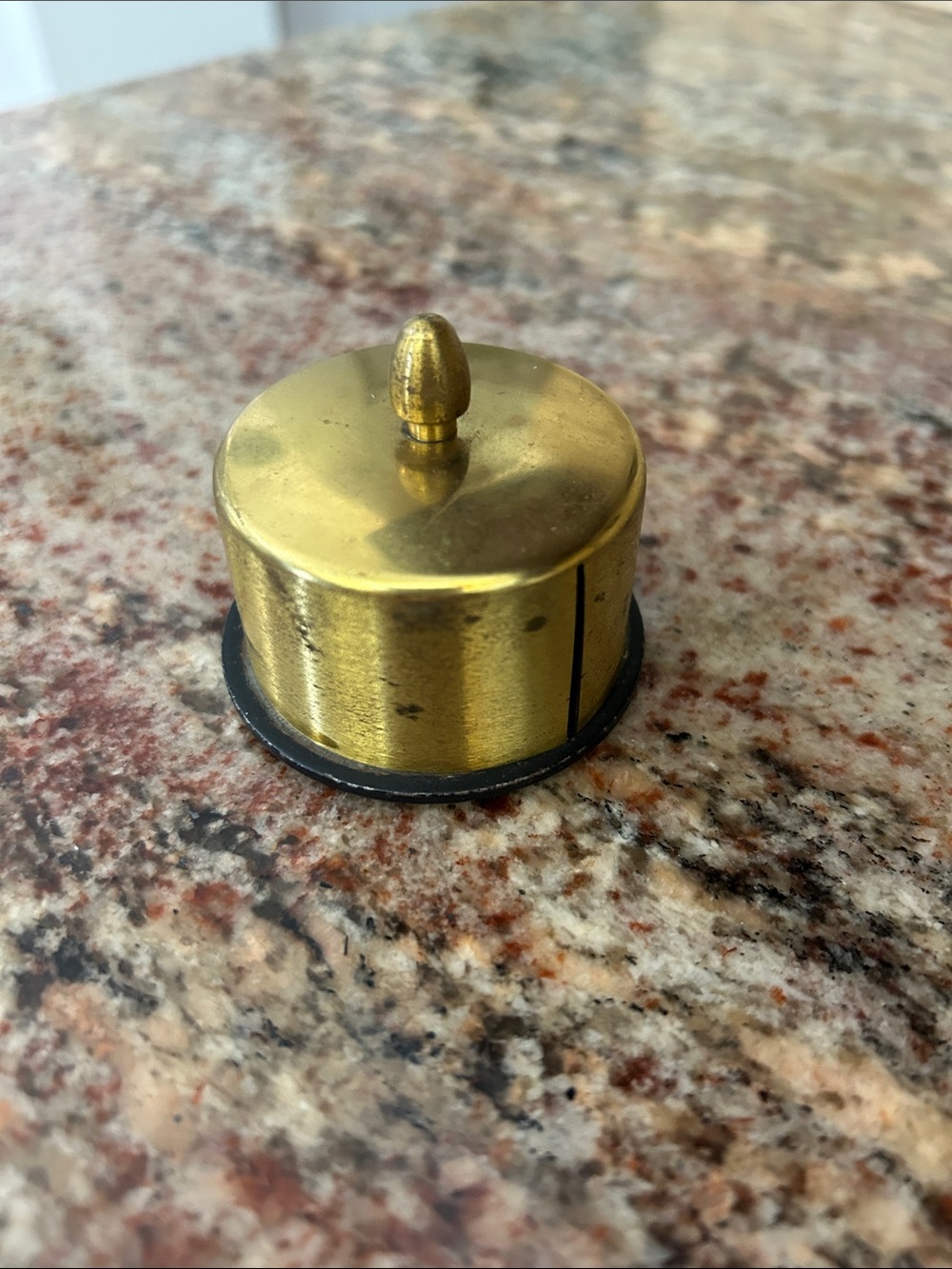 Vintage Brass Postage Stamp Roll Dispenser